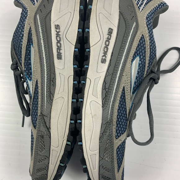 BROOKS Womens Running Sneakers Shoes Size 9 Gray - Picture 5 of 7